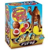 Блок жвачек Fini Camel Balls Extra Sour Bubble Gum со вкусом вишни 200 шт.