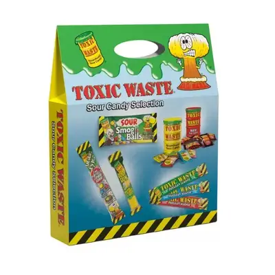 Подарунковий набір кислих цукерок Toxic Waste Sour Candy Selection Box 295g (5921) фото 1
