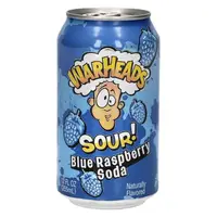Кислая газировка Warheads Sour Blue Raspberry Soda 355 мл