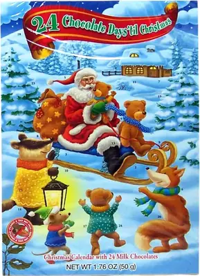 Адвент календарь с шоколадом Alberts Advent Calendar 50 г (7666) фото 1