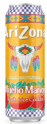 Напій AriZona Mucho Mango Fruit Juice Cocktail 650мл (10597) фото 1