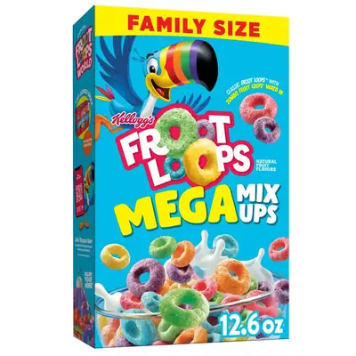 Сухий сніданок Kellogg's Froot Loops Color Mixups 357 g (5071) фото 1
