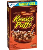Сухий сніданок General Mills Reese's Puffs Dark Chocolate 558г