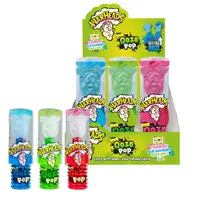 Леденец Warheads Sour Ooze Pop со вкусом фруктов с жидкой кислой начинкой 40г (BBD 01/2026)