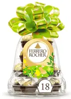 Шоколадные конфеты Ferrero Rocher Cloche с лесным орехом и фундуком 18 шт. (200 г.)
