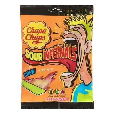 Желейки Chupa Chups Sour Infernals Shew 120g (0935) фото 1