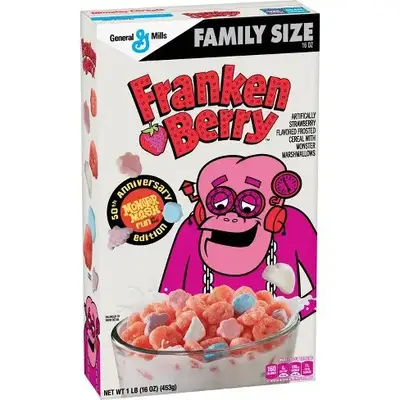 Пластівці Halloween Franken Berry Strawberry with marshmallows 453g (1318) фото 1