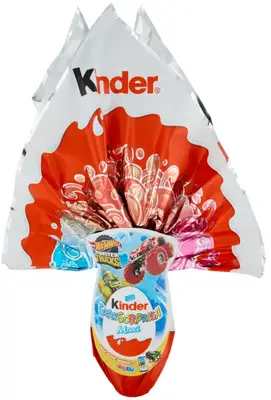 Шоколадное яйцо Киндер Kinder Big Surprise Maxi Hot Wheels Monster Trucks Хот Вилс Монстр Трак 220 г. (8335) фото 1