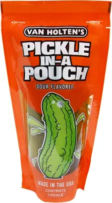 Кислый огурец Van Holten's Pickles Jumbo Sour Pickle-In-A-Pouch 1шт (8219) фото 1