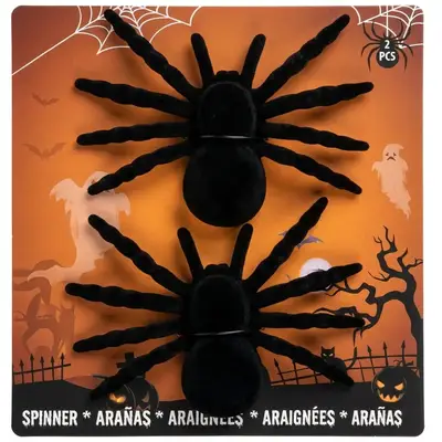 Набір декоративних павуків Halloween Spider Toy Set 2шт (11805) фото 1