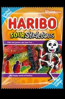 Желейки Haribo Halloween Sour Skeletons 140g