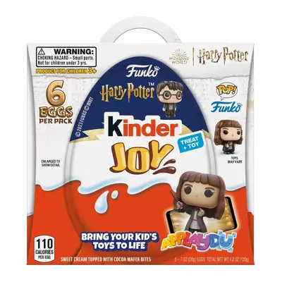 Набор шоколадных яиц Kinder Joy Eggs Harry Potter Funko Collection 6шт (7462) фото 1