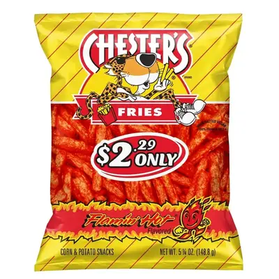 Чіпси Chester's Flamin' Hot Fries Corn Chips 148.8г (11700) фото 1