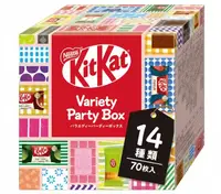 Набір шоколадних батончиків KitKat Nestle Mini Variety Party Box 14 смаків 70 штук