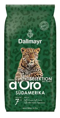 Кава в зернах Dallmayr Crema d'Oro Selektion des Jahres Südamerika 1кг (10846) фото 1