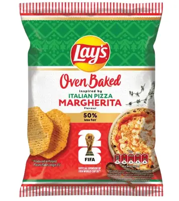 Чипсы Lay's FIFA Oven Baked Italian Pizza Margherita 110г (11682) фото 1