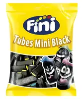 Жевательные конфеты Fini Tubes Mini Black 90г