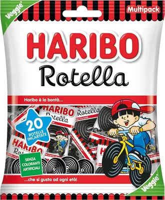 Лакричные жевательные конфеты Haribo Rotella Multipack 260г (6777) фото 1