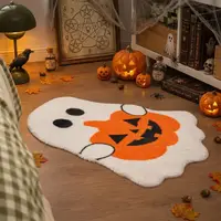 М'який декоративний килим Halloween Teppich Привид з гарбузом 1шт