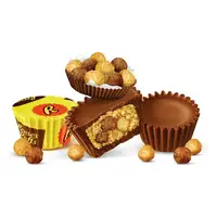 Цукерки Reese's Milk Chocolate Peanut Butter Stuffed With Peanuts Crunchy Miniature Cups 272 г