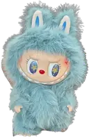 Большая игрушка Лабубу Pop Mart Labubu The Monsters Zimomo Blue голубой 38 см.