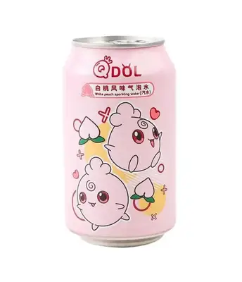 Газировка Pokemon QDOL White Peach 330ml (2189-1) фото 1