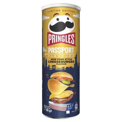 Чипсы Pringles New York Style Cheeseburger Limited Edition 165g (2830) фото 1