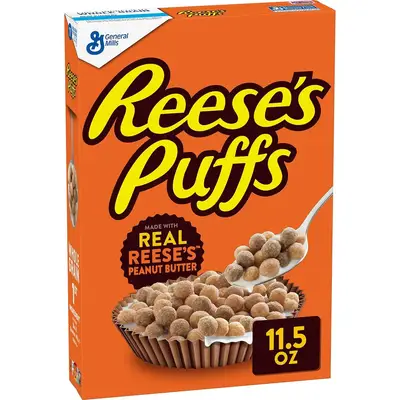Сухий сніданок з арахісової пастою Reese's Puffs 326g (0884) фото 1