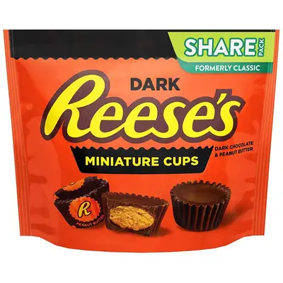Конфеты Reese’s Dark miniature cups 289g (0889) фото 1