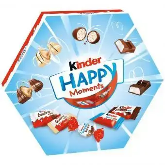 Новогодний набор подарок Kinder Happy Moments Mini Mix 161g (9915) фото 1