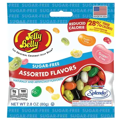 Бобы Jelly Belly sugar-free Assorted Flavor 79g (0340) фото 1
