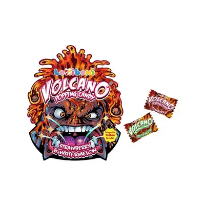 Конфеты Volcano Popping Candy Strawberry &amp; Watermelon 18 g (5735) фото 1