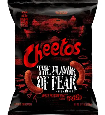 Кукурудзяні снеки Cheetos Halloween The Flavor of Fear Sweet Phantom Heat 70.8г (12038) фото 1