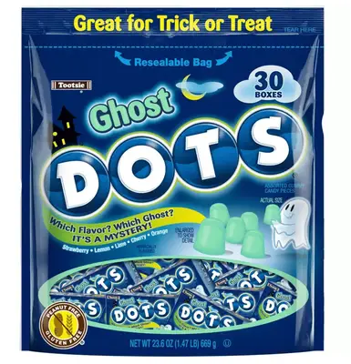 Жевательные конфеты Dots Halloween Ghost Chewy Gummy Candy 669г (9452) фото 1