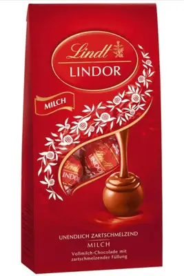 Шоколадные конфеты Lindt Lindor Milk Chocolate Balls 137г (10567) фото 1