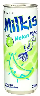 Молочний безалкогольний напій Lotte Milkis Melon 250 мл (6795) фото 1