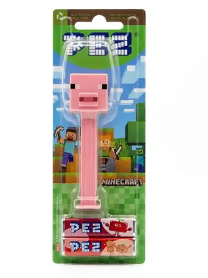 Диспенсер із цукерками Pez Minecraft Pig 17г (10572) фото 1