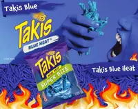Чіпси Takis Blue Heat Super Size 160г