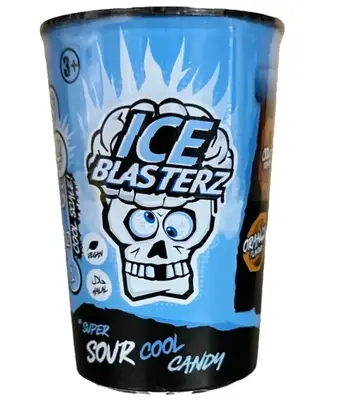 Кислі цукерки Brain Blasterz Ice Blasterz Super Sour Cool 45г (7979) фото 1