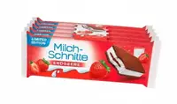 Бісквітні тістечка Kinder Milk Slice Strawberry 5шт x 28г