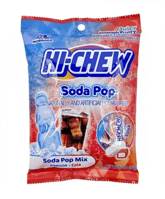 Жевательные конфеты Hi-Chew Soda Pop Mix Ramune Cola 80г (10110) фото 1