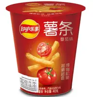 Чипсы Lay's Premium Tomato Flavor Crispy French Fries Chips 40г
