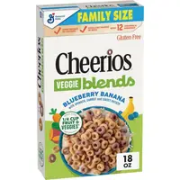 Сухой завтрак Cheerios Veggie Blends Family Size со вкусом черники и банана 510г