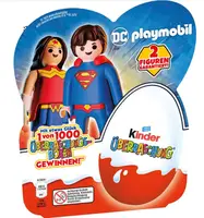 Шоколадні яйця Kinder Surprise DC Playmobil 4 шт х 20г