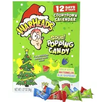 Адвент-календар Warheads Advent Calendar Sour Popping Candy 12 днів 36г