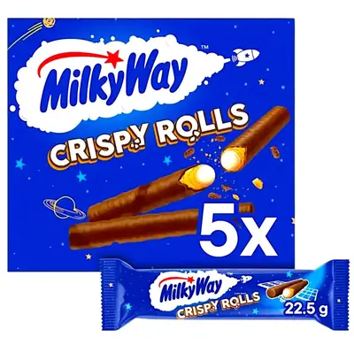 Вафельные трубочки Milky Way Crispy Rolls 5шт х 22.5г (11732) фото 1