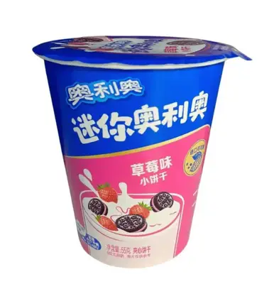 Печиво Oreo Mini Biscuit Strawberry 55г (10471) фото 1
