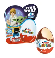 Набір шоколадних яєць Kinder Surprise Star Wars Йода 4шт × 20г