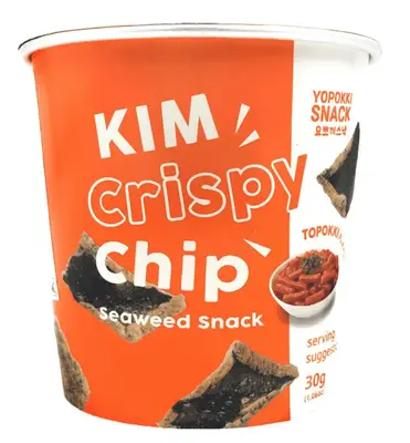 Чипсы Yopokki Snack Seaweed Kim Crispy Chip Topokki 30г (10753) фото 1