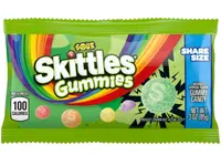 Жувальні цукерки Skittles Gummies Sour Gummy Candy 85г